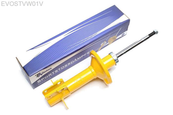 EVOSTVW01V, Sport schokdemper Vooras, VW Jetta I, Sport shock absorber VW Golf I, Golf I Cabrio, Caddy I, Jetta I, Scirocco I and IIcomplete strutfront, komplettes Federbein, Verlaging tot -40mm mogelijk, Prijs is per stuk ! , aantal ingeven bij bestellen